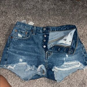 Stylish Blue Denim Women Shorts